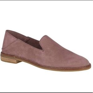 Sperry Seaport Levy Mauve slip on Loafer or mile multiway boat shoes leather 8.5